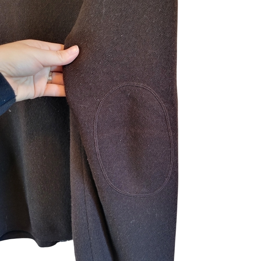 Banana Republic Brown Stretch Merino Wool Double Zip Sweater - Picture 4 of 10